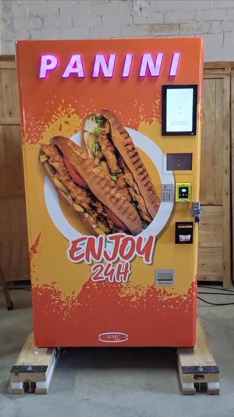 Dispensador automático de panini